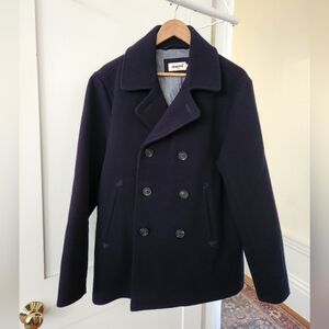 Taylor Stitch The Mariner Coat Men's Navy Peacoat